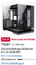 Gabinete Redragon Wideload Pro CA-604B-PRO