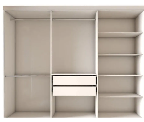 Guarda-Roupa Casal Odisseia 6 Portas 2 Gavetas com Espelho – Panorama Móveis