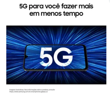 Smartphone Samsung Galaxy A17 5G – 128GB, 4GB RAM, Tela AMOLED, Preto