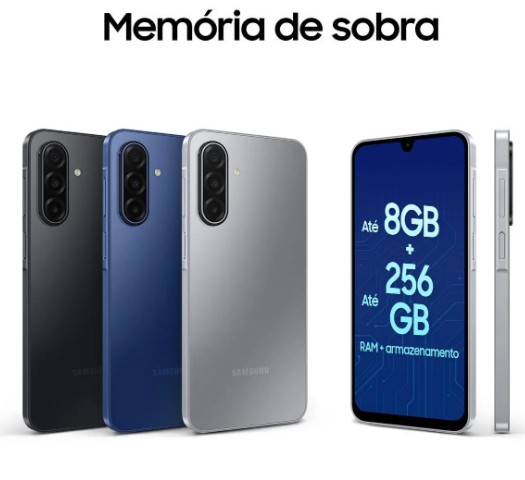 Smartphone Samsung Galaxy A17 5G – 128GB, 4GB RAM, Tela AMOLED, Preto