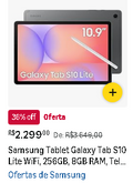 Samsung Tablet Galaxy Tab S10 Lite WiFi 256GB 8GB RAM 10.9"